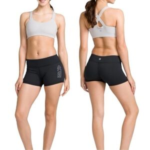 IAB I Am Becoming No-Ride Booty Short in Jet Black with Leg Logo